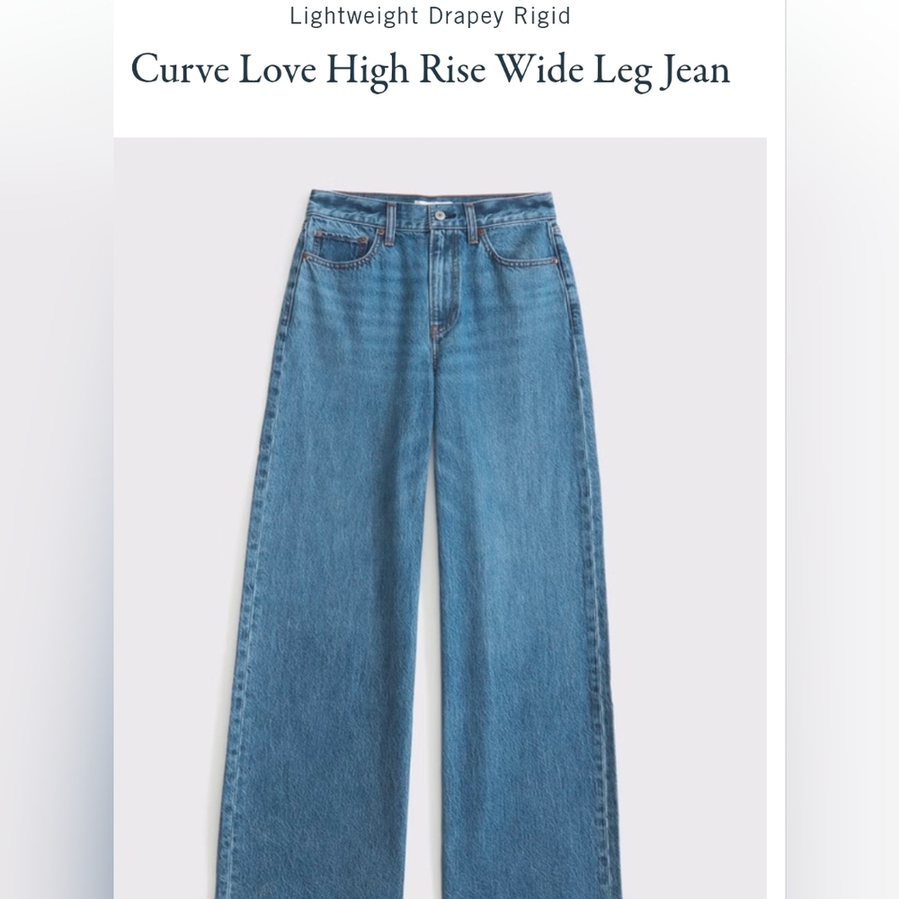 The Wide Leg High Rise Jeans